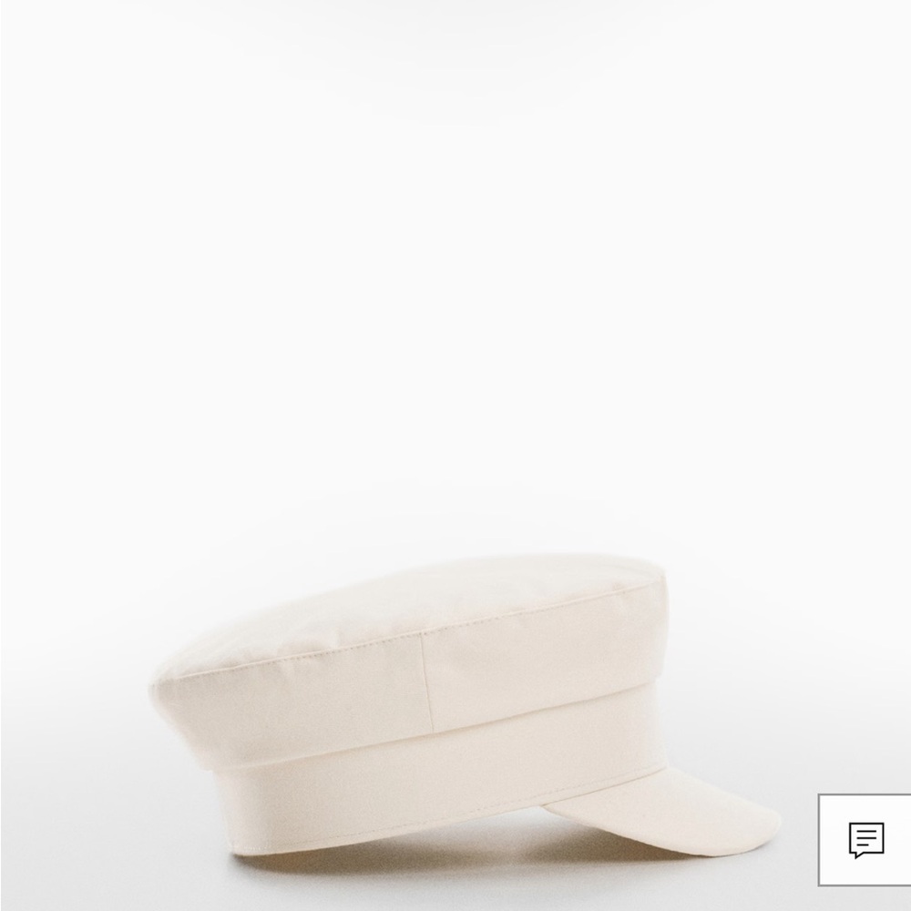 Mango Ivory Baker Boy Cap